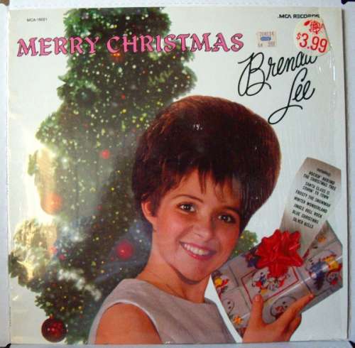 Cover Brenda Lee - Merry Christmas From Brenda Lee (LP, Album, RE, Glo) Schallplatten Ankauf