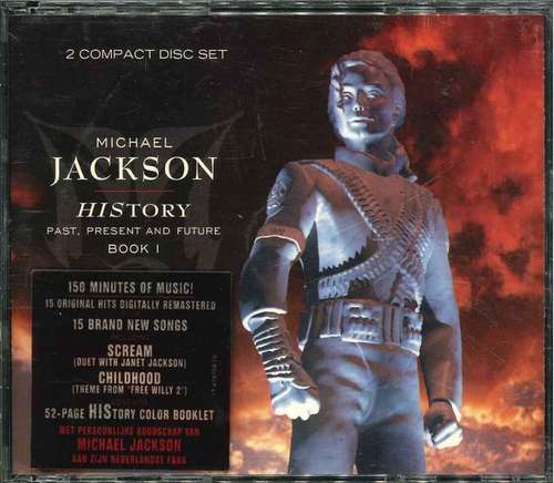 Cover Michael Jackson - HIStory - Past, Present And Future Book 1 (CD, Comp, RM + CD, Album) Schallplatten Ankauf