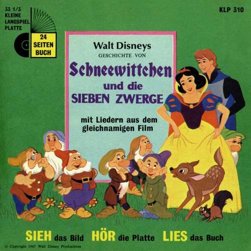 Cover Various - Walt Disneys Geschichte Von Schneewittchen Und Die Sieben Zwerge (Mit Liedern Aus Dem Gleichnamigen Film) (7) Schallplatten Ankauf