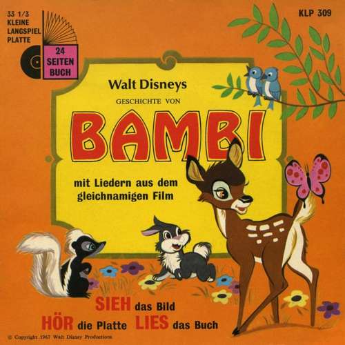 Cover Walt Disney - Bambi (7) Schallplatten Ankauf