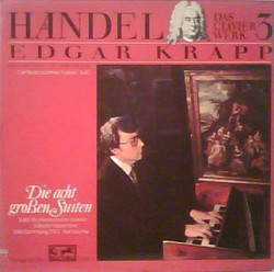 Cover Haendel* - Edgar Krapp - Das Clavierwerk 3 (Die Acht Großen Suiten) (2xLP) Schallplatten Ankauf