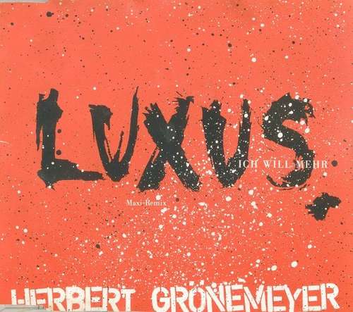Cover Herbert Grönemeyer - Luxus (12, Maxi) Schallplatten Ankauf