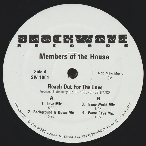 Cover Members Of The House - Reach Out For The Love (12) Schallplatten Ankauf