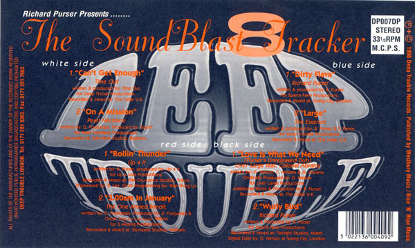 Cover Richard Purser - The Sound Blast 8 Tracker (2x12) Schallplatten Ankauf