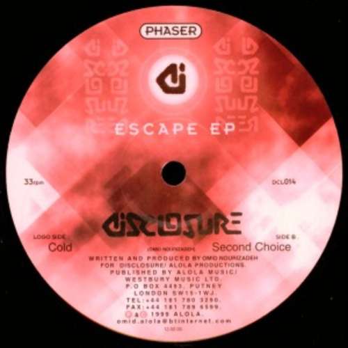 Cover Escape EP Schallplatten Ankauf