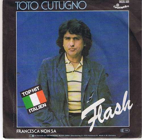 Cover Toto Cutugno - Flash (7, Single) Schallplatten Ankauf