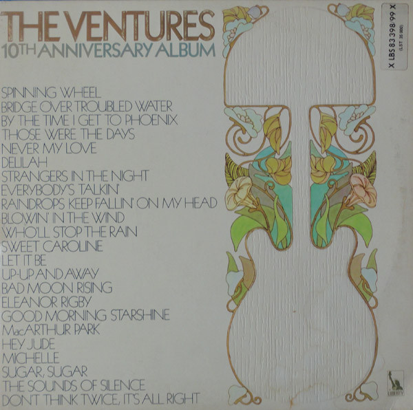 Cover The Ventures - 10th Anniversary Album (2xLP, Album) Schallplatten Ankauf