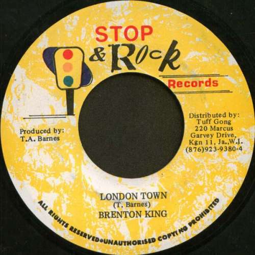Cover Brenton King - London Town (7) Schallplatten Ankauf