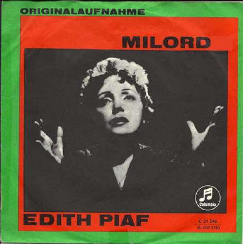Cover Edith Piaf - Milord (7, Single, RE) Schallplatten Ankauf