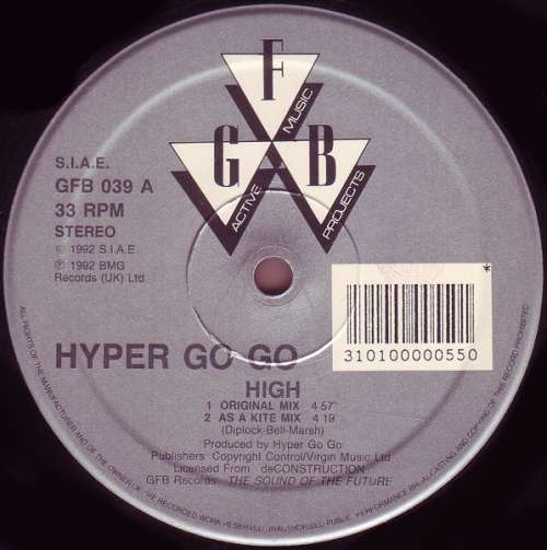 Cover Hyper Go Go - High (12) Schallplatten Ankauf