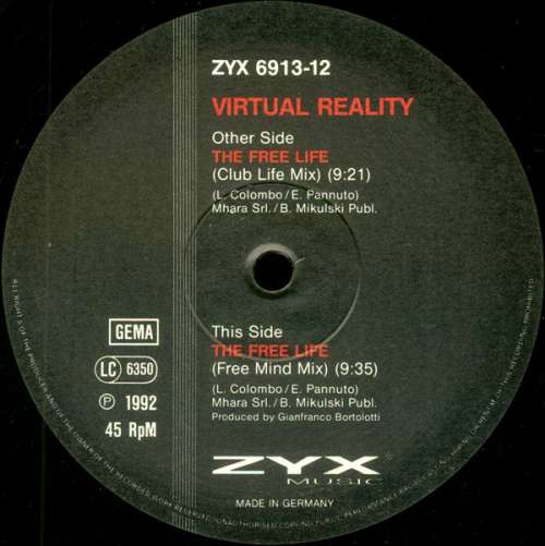 Cover Virtual Reality (5) - The Free Life (12) Schallplatten Ankauf