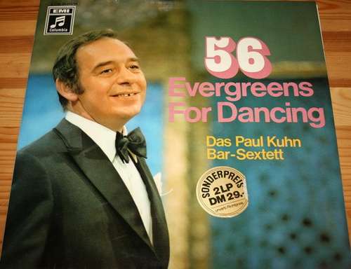 Cover Das Paul Kuhn Bar-Sextett* - 56 Evergreens For Dancing (2xLP) Schallplatten Ankauf