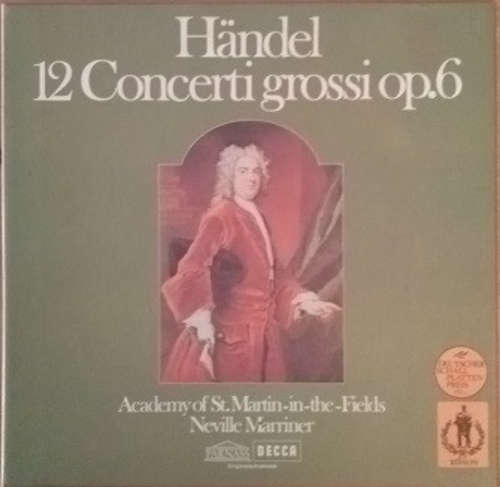 Cover Händel* –  Sir Neville Marriner, The Academy Of St. Martin-in-the-Fields - 12 Concerti Grossi Op. 6 (3xLP, Box) Schallplatten Ankauf