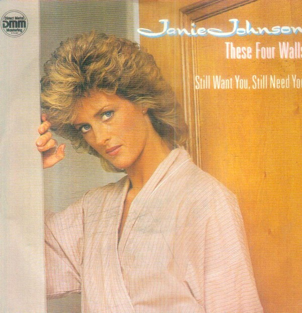 Cover Janie Johnson - These Four Walls (7, Single) Schallplatten Ankauf