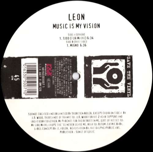 Bild Leon (30) - Music Is My Vision (12) Schallplatten Ankauf