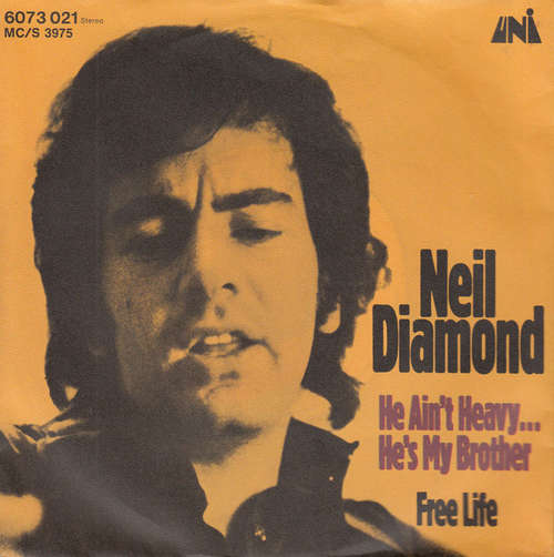 Cover Neil Diamond - He Ain't Heavy ... He's My Brother (7, Single) Schallplatten Ankauf