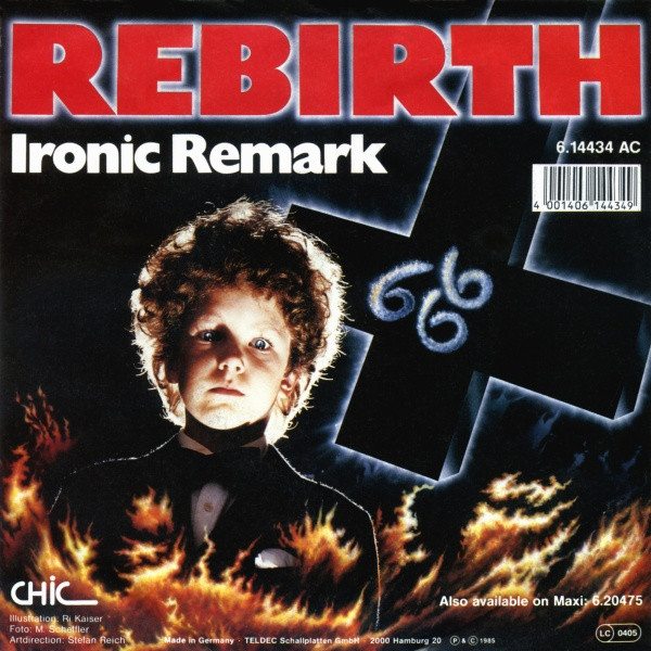Cover Ironic Remark - Rebirth (7, Single) Schallplatten Ankauf
