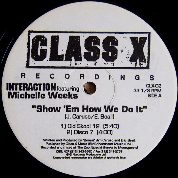 Cover Interaction Featuring Michelle Weeks - Show Em How We Do It (12) Schallplatten Ankauf