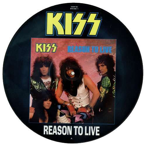 Cover Kiss - Reason To Live (12, Single, Pic) Schallplatten Ankauf