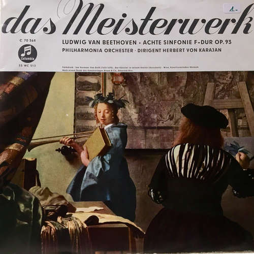 Cover Ludwig Van Beethoven - Achte Sinfonie F-Dur Op. 93 (10, Mono, FOC) Schallplatten Ankauf