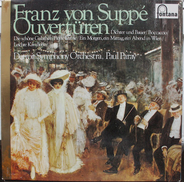 Cover Franz Von Suppé, Detroit Symphony Orchestra, Paul Paray - Franz Von Suppé Ouvertüren (LP) Schallplatten Ankauf