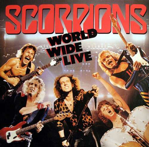 Cover Scorpions - World Wide Live (2xLP, Album) Schallplatten Ankauf