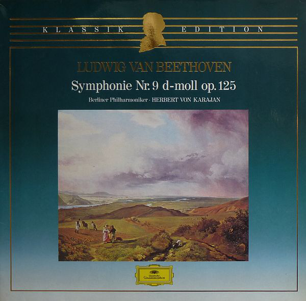 Cover Ludwig van Beethoven (1770 - 1827) Berliner Philharmoniker ● Herbert Von Karajan - Symphonie Nr. 9 D-Moll Op. 125 (LP, Album, RE) Schallplatten Ankauf