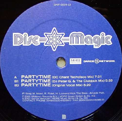 Cover Disc-O-Magic - Partytime (12) Schallplatten Ankauf