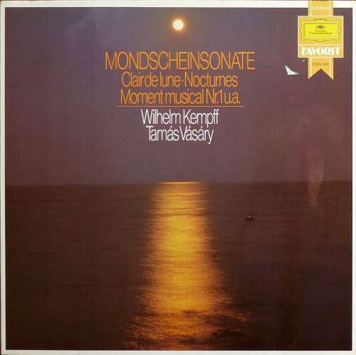 Cover Wilhelm Kempff, Tamás Vásáry - Mondscheinsonate • Clair De Lune • Nocturnes • Moment Musical Nr.1 u.a. (LP, Comp) Schallplatten Ankauf