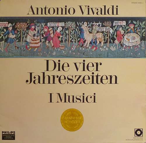 Cover Antonio Vivaldi · I Musici - Die Vier Jahreszeiten (LP, Club) Schallplatten Ankauf