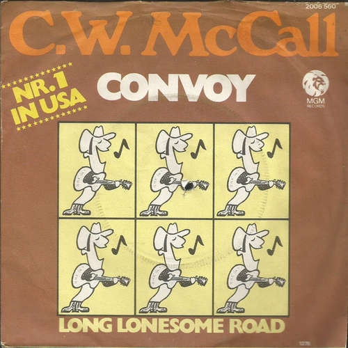 Cover C.W. McCall - Convoy (7, Single, RE) Schallplatten Ankauf