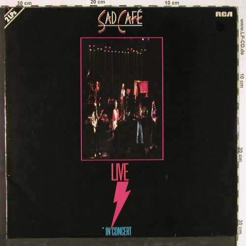 Cover Sad Café - Live In Concert (2xLP, Album) Schallplatten Ankauf