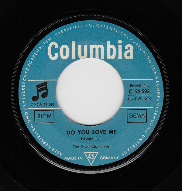Cover The Dave Clark Five - Do You Love Me (7, Single) Schallplatten Ankauf