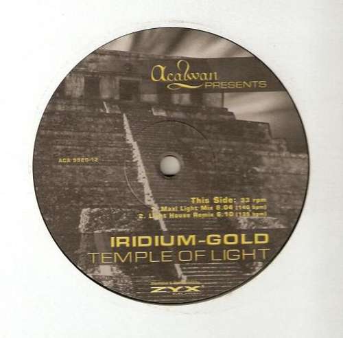 Cover Iridium-Gold* - Temple Of Light (12) Schallplatten Ankauf