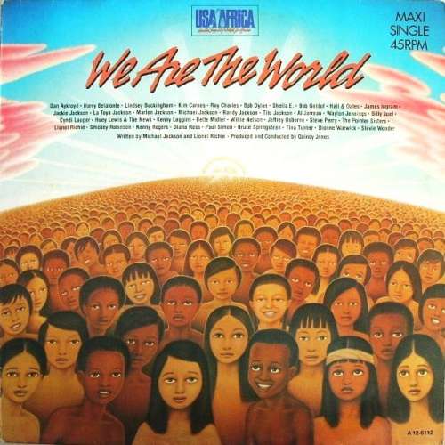 Cover We Are The World Schallplatten Ankauf