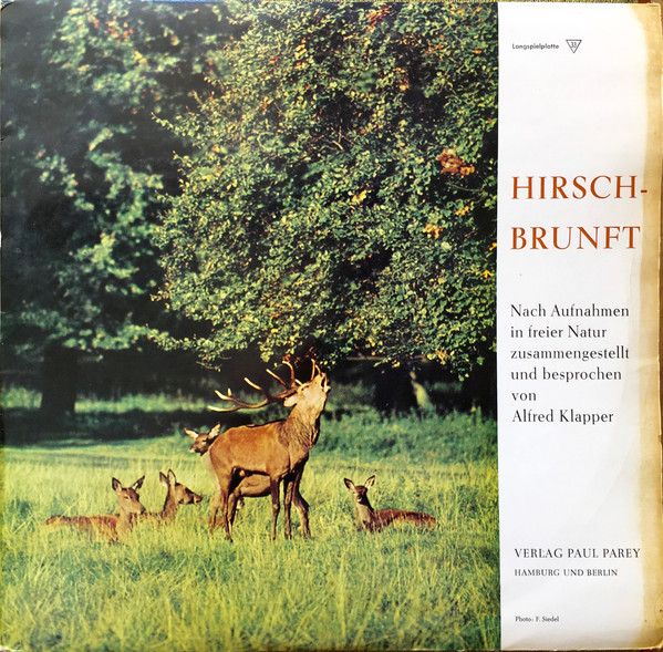 Cover Alfred Klapper - Hirschbrunft (LP, Album) Schallplatten Ankauf