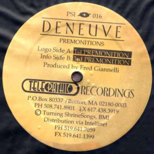 Cover Deneuve - Premonitions (12) Schallplatten Ankauf