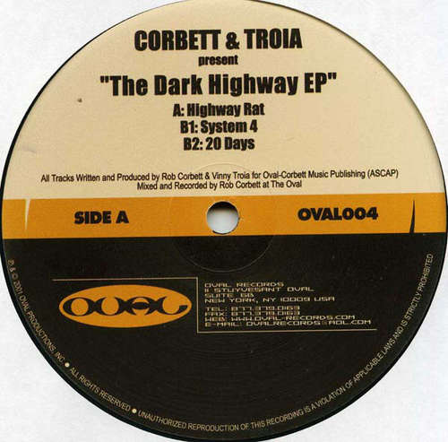 Cover Corbett* & Troia* - The Dark Highway EP (12, EP) Schallplatten Ankauf