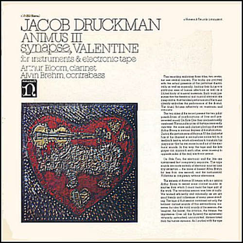 Cover Jacob Druckman - ANIMUS III / synapse VALENTINE (LP) Schallplatten Ankauf