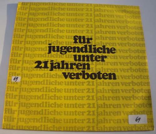 Cover Unknown Artist - Für Jugendliche Unter 21 Jahren Verboten (LP) Schallplatten Ankauf