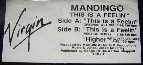 Cover Mandingo (2) - This Is A Feelin' (12) Schallplatten Ankauf