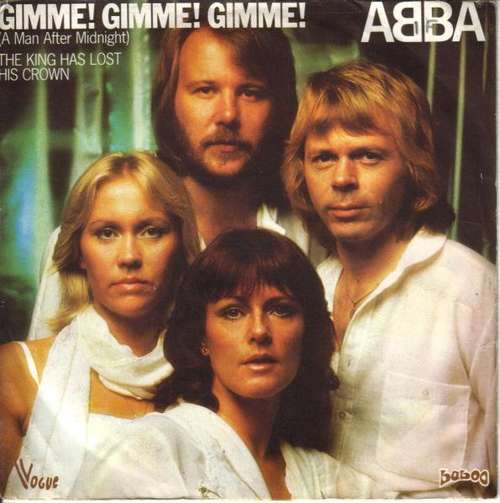 Cover ABBA - Gimme! Gimme! Gimme! (A Man After Midnight) (7, Single, Sil) Schallplatten Ankauf