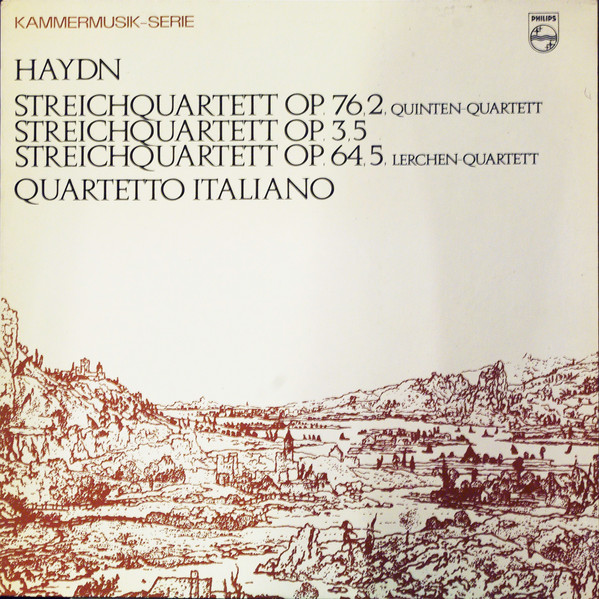 Cover Haydn*, Quartetto Italiano - Streichquartett Op. 76,2 / Op. 3,5 / Op. 64,5 (LP) Schallplatten Ankauf