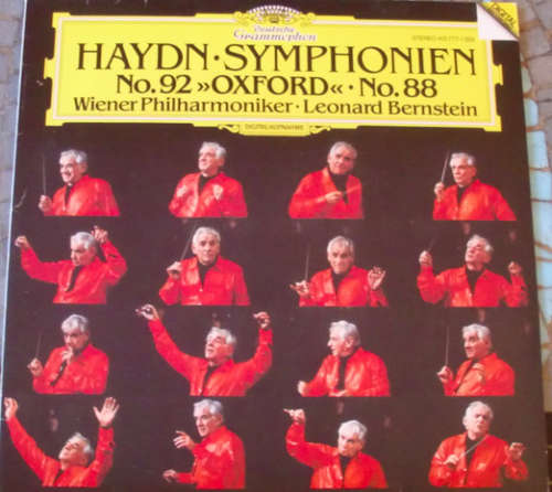 Cover Haydn* • Wiener Philharmoniker • Leonard Bernstein - Symphonien No. 92 «Oxford» No. 88 (LP) Schallplatten Ankauf