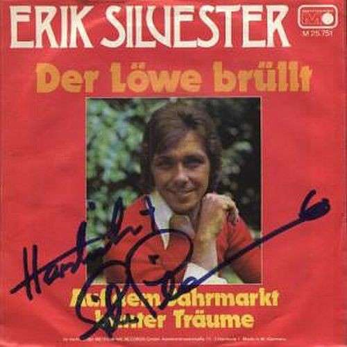 Cover Erik Silvester - Der Löwe Brüllt (7, Single) Schallplatten Ankauf