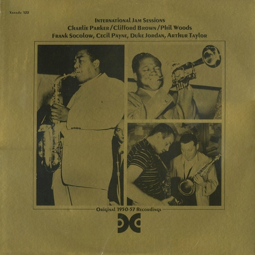 Cover Charlie Parker / Clifford Brown / Phil Woods - International Jam Sessions (LP, Comp) Schallplatten Ankauf