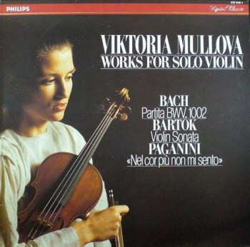 Cover Bach* / Bartok* / Paganini*, Viktoria Mullova - Works For Solo Violin (LP) Schallplatten Ankauf
