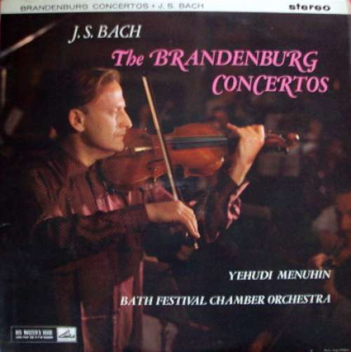 Cover J.S. Bach*, Yehudi Menuhin, Bath Festival Chamber Orchestra - The Brandenburg Concertos (2xLP, RE) Schallplatten Ankauf