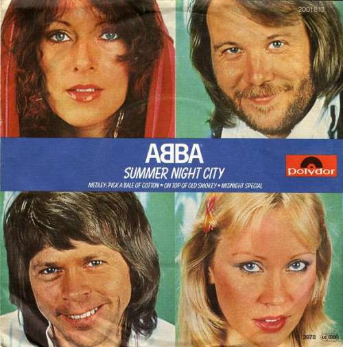 Cover ABBA - Summer Night City (7, Single) Schallplatten Ankauf