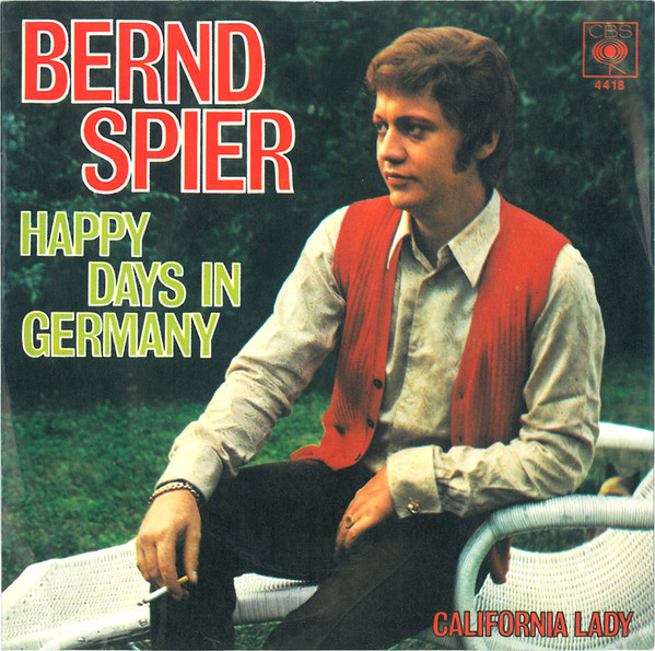 Cover Bernd Spier - Happy Days In Germany (7, Single) Schallplatten Ankauf